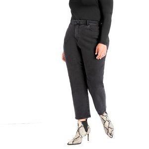 Eloquii Crop Stretch Mom Jean Size 16
